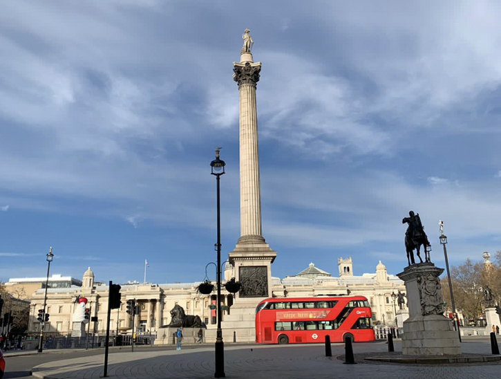 Go-Ahead London Borismaster at Trafalgar Square